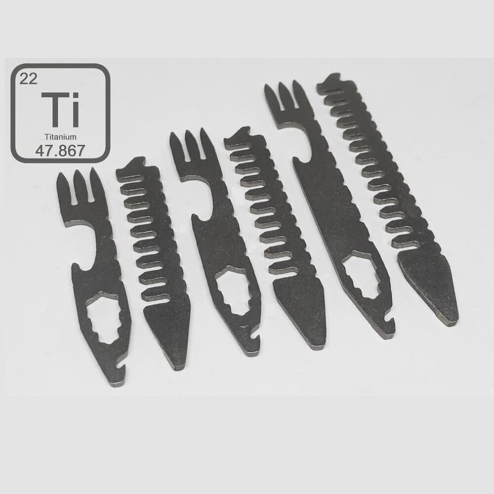 Mens Dress Shirt Collar Stays Titanium Multitool